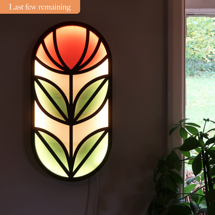 Mid Century Flower Wall Lamp