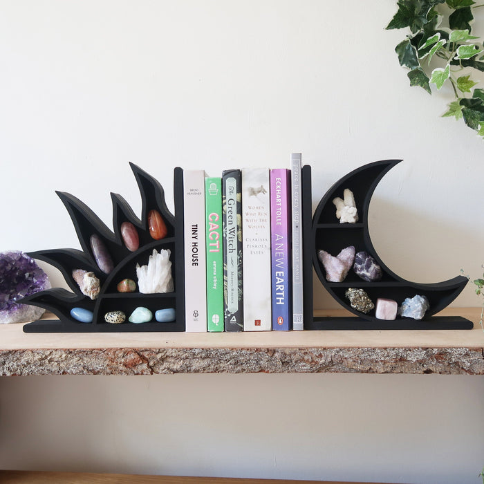 Sun & Moon Bookends