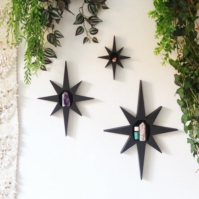 Star Wooden Crystal Shelf