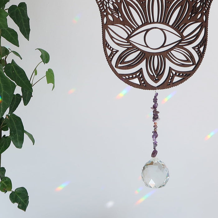 Hamsa Hand Suncatcher