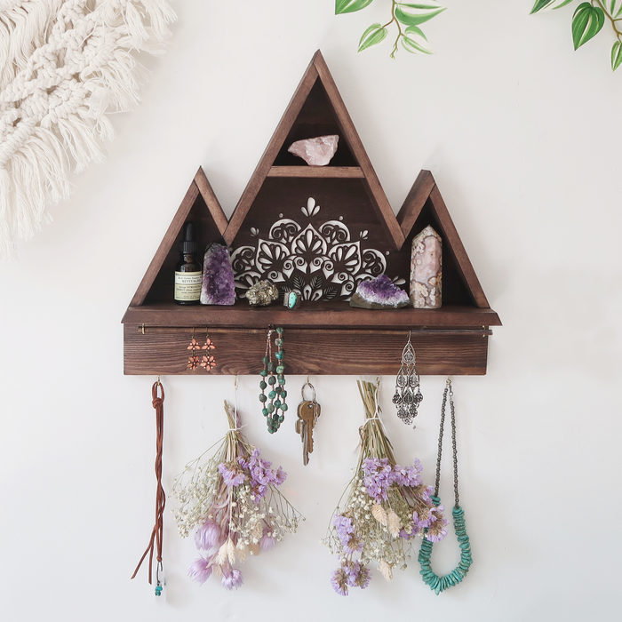 Mandala Mountain Jewellery Shelf