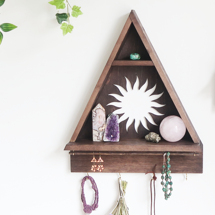 Sun & Moon Jewellery Storage Shelf