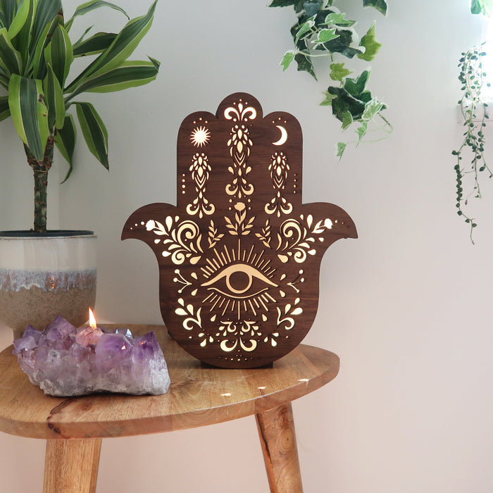 Hamsa Hand Table Lamp