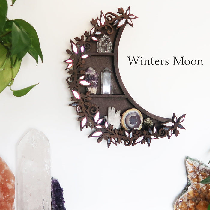 Botanical Mirror Shelf- Choose your colour - coppermoonboutique