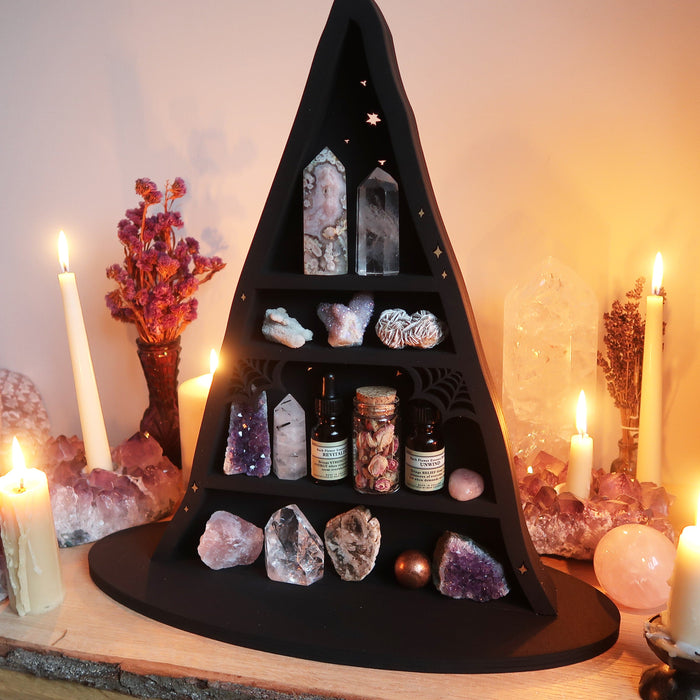 Witches Hat Crystal Shelf
