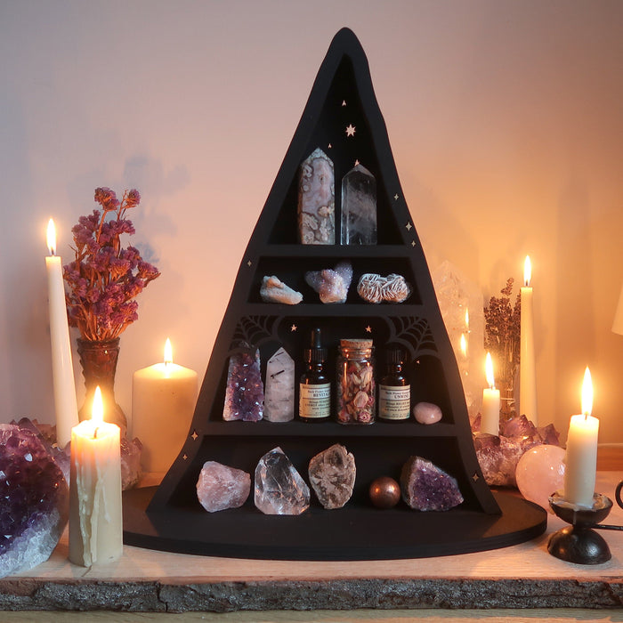 Witches Hat Crystal Shelf