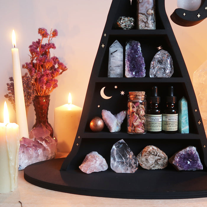 Witches Hat Crystal Shelf