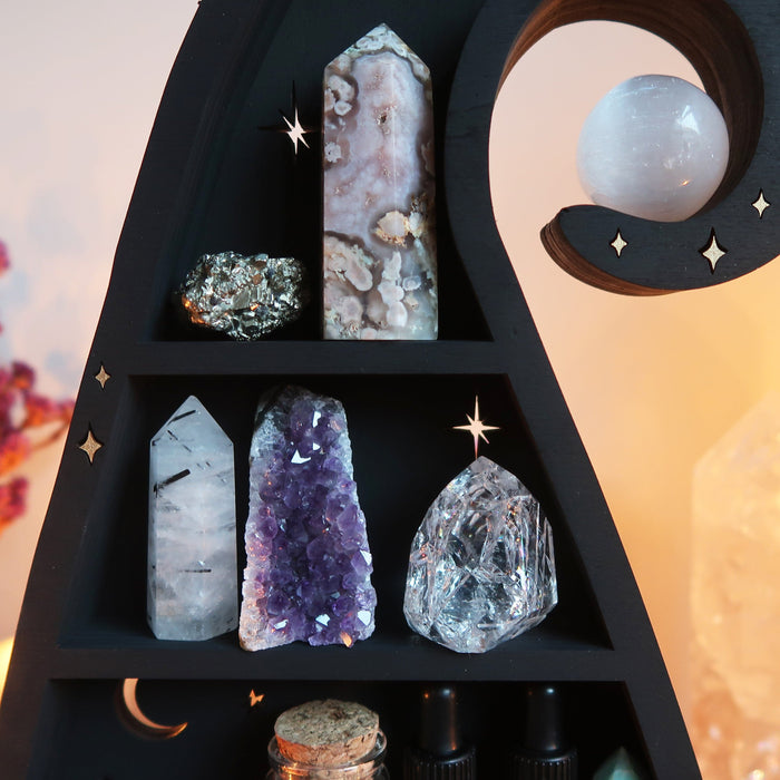 Witches Hat Crystal Shelf