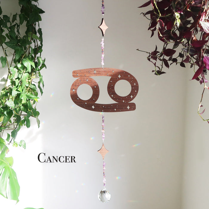Zodiac Crystal Suncatchers - coppermoonboutique