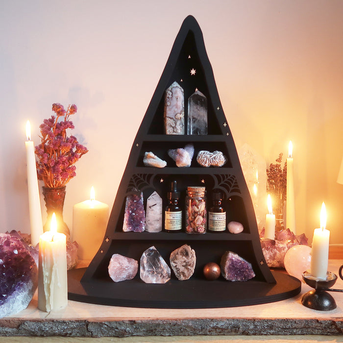 Witches Hat Crystal Shelf