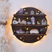 Full Moon Crystal Shelf Wall Lamp - coppermoonboutique
