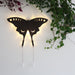 Luna Moth Wooden Wall Lamp - coppermoonboutique