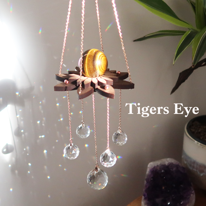 Small Lotus Flower Suncatcher Sphere Holder