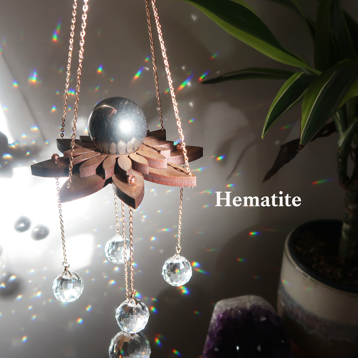 Small Lotus Flower Suncatcher Sphere Holder