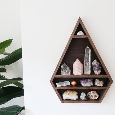 Diamond Crystal Display Shelf - coppermoonboutique