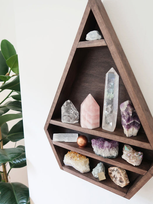 Diamond Crystal Display Shelf - coppermoonboutique