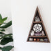 Pentagram Triangle Crystal Shelf - coppermoonboutique