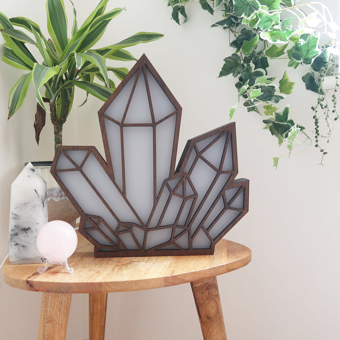 Coppermoon Crystal Lamp, Crystal Light, Crystal Night Light