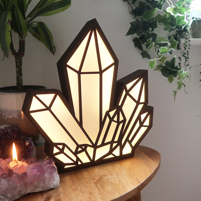 Coppermoon Crystal Lamp, Crystal Light, Crystal Night Light