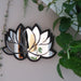 Lotus Wooden Mirror - coppermoonboutique