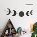 Horizontal Crystal Moonphase Wall Art - coppermoonboutique