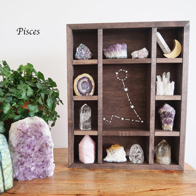 Zodiac Crystal Shelf - coppermoonboutique