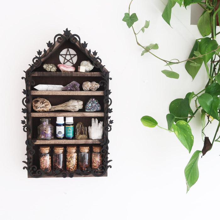 Pentagram Botanical Apothecary Shelf - coppermoonboutique