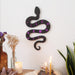 Mirror Moonphase Wooden Snake Art - coppermoonboutique