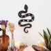 Mirror Moonphase Wooden Snake Art - coppermoonboutique
