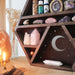 Moon and Stars Wooden Crystal Shelf - coppermoonboutique