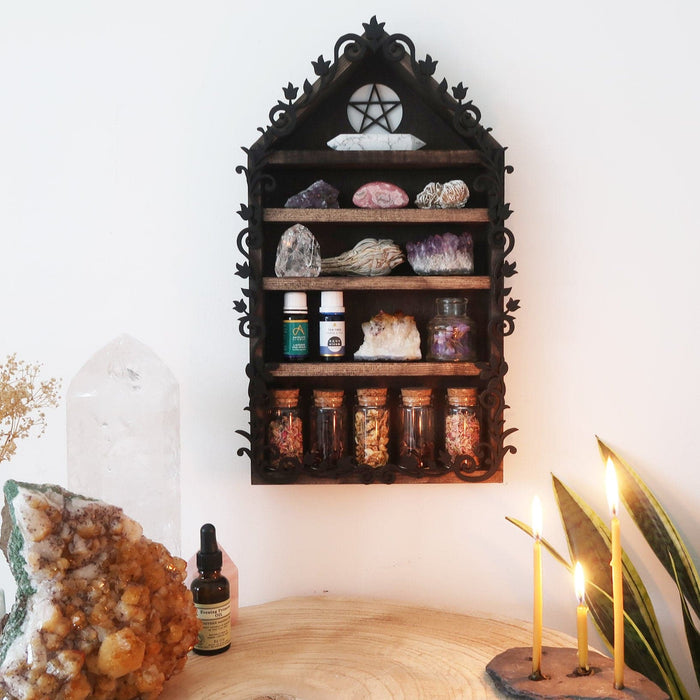 Pentagram Botanical Apothecary Shelf - coppermoonboutique