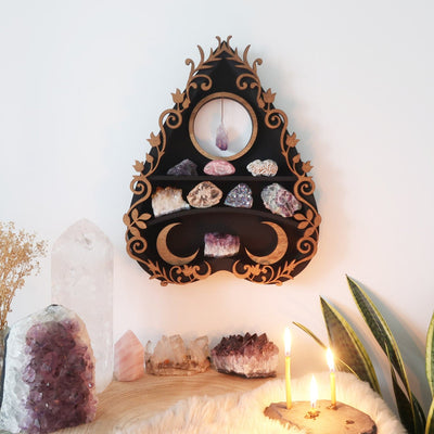 Botanical Planchette Crystal Shelf - coppermoonboutique