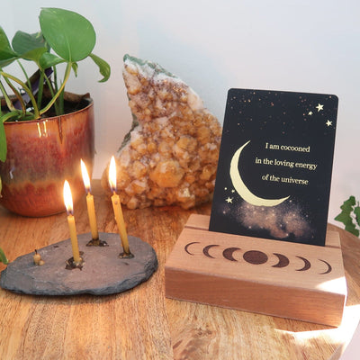 Mini Moonphase Altar Card Stand - coppermoonboutique