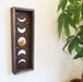 Mirror moonphase wooden altar art - coppermoonboutique