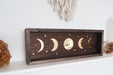 Mirror moonphase wooden altar art - coppermoonboutique