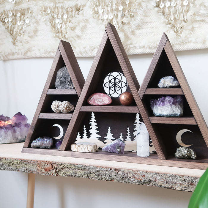 Mountain Crystal Shelf - coppermoonboutique
