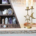 Moon Phase Engraved Triangle Shelf - coppermoonboutique