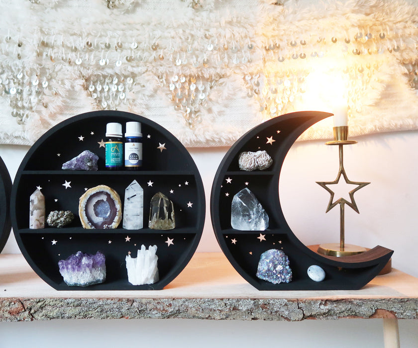 Goddess Table Moon Shelf - Starry - coppermoonboutique