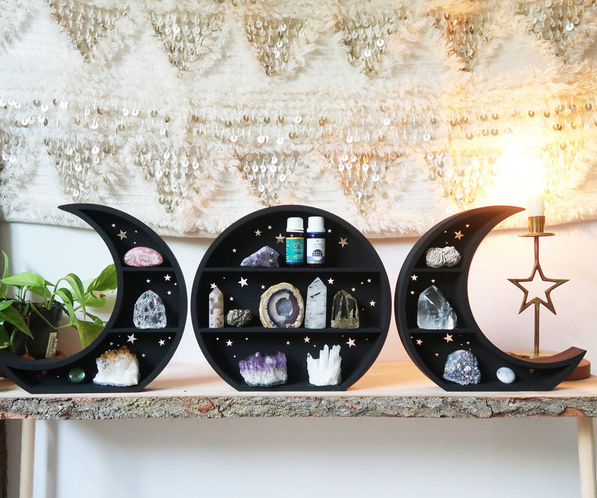 Goddess Table Moon Shelf - Starry - coppermoonboutique