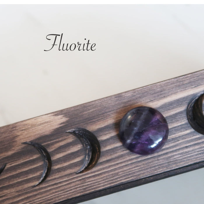Crystal Moon Phase Engraved Tarot Crystal Box - coppermoonboutique