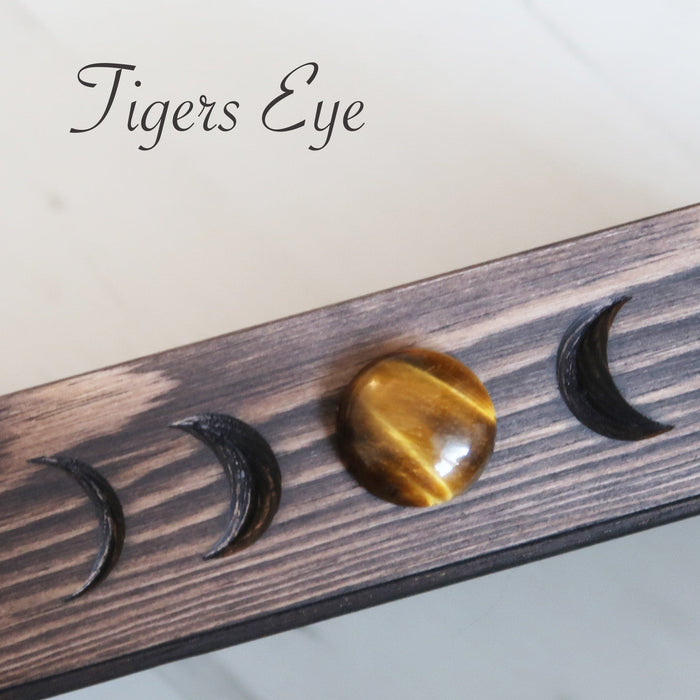 Crystal Moon Phase Engraved Tarot Crystal Box - coppermoonboutique