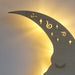 Light Wood Sun & Moon Battery Wall Lamp - coppermoonboutique