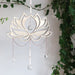 Light Wood Lotus Flower Suncatcher - coppermoonboutique