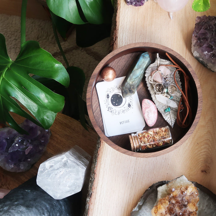 Moon Phase Wooden Storage Box - coppermoonboutique