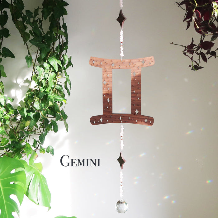 Zodiac Crystal Suncatchers - coppermoonboutique