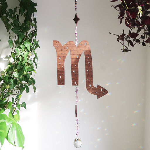 Zodiac Crystal Suncatchers - coppermoonboutique