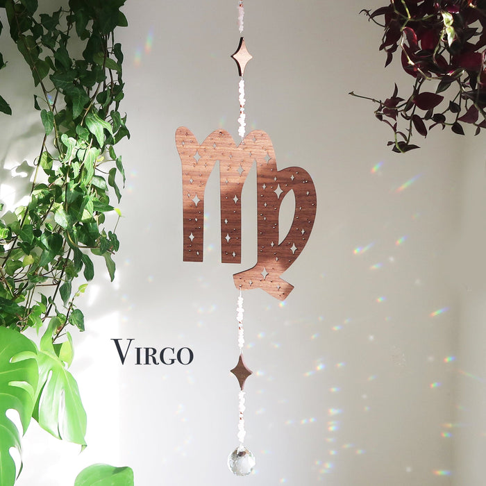 Zodiac Crystal Suncatchers - coppermoonboutique