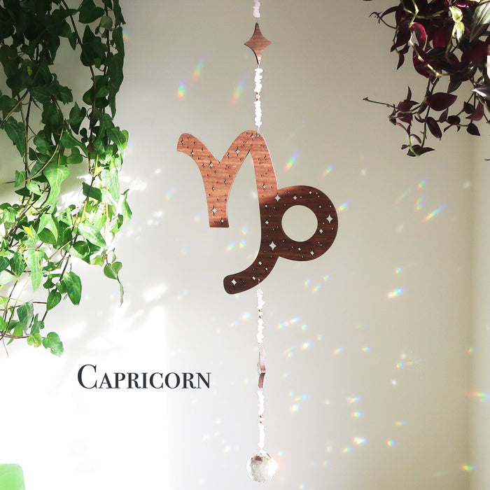 Zodiac Crystal Suncatchers - coppermoonboutique