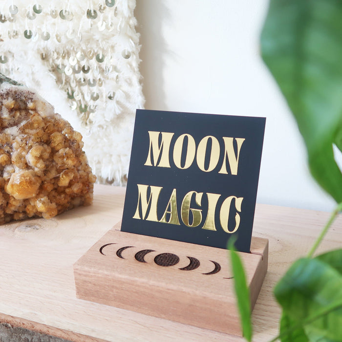 Mini Moonphase Altar Card Stand - coppermoonboutique