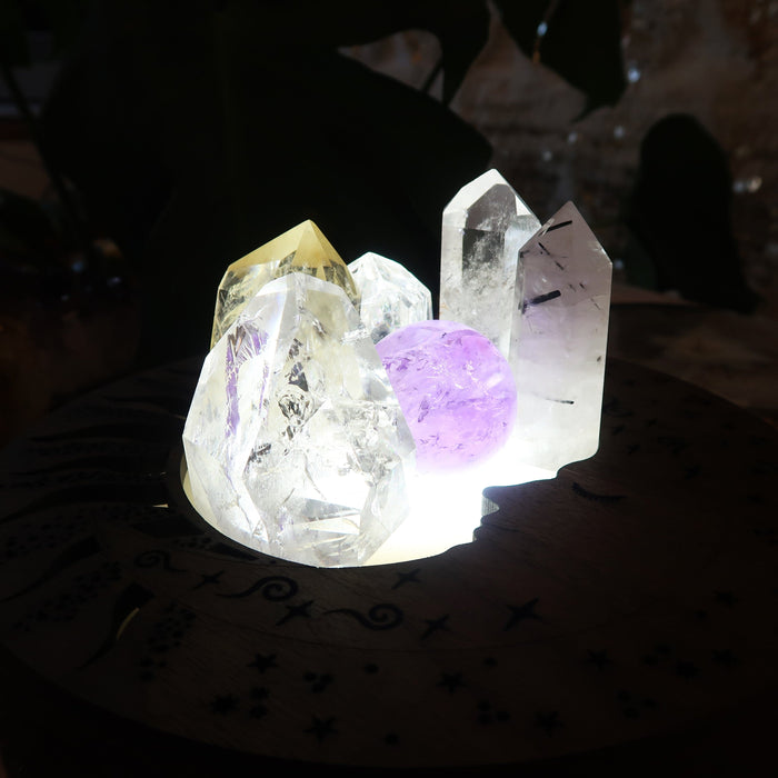 Celestial Crystal Light Box - coppermoonboutique